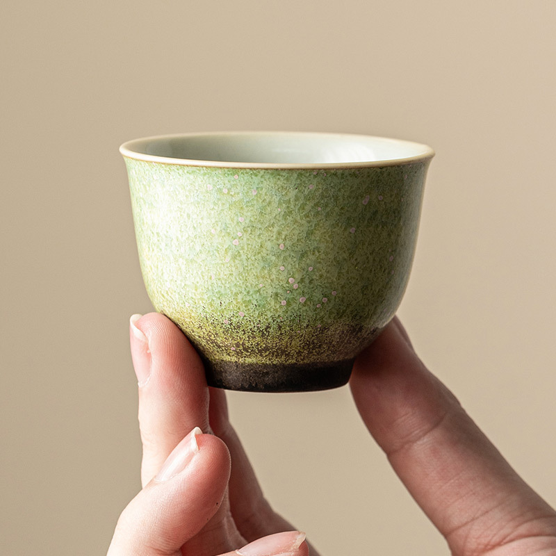 Cốc nếm trà cổ điển lò nung cốc trà gốm cốc chủ nhân cốc đơn bát uống trà gia dụng bộ trà kungfu Trung Quốc cốc trà nhỏ