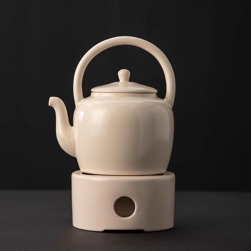 Ấm trà pha trà trong bếp lò kiểu Trung Quốc mới bộ ấm trà bếp trà nến trong nhà