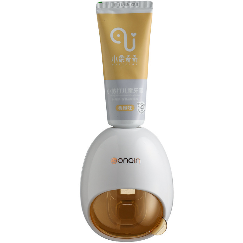 Máy vắt kem đánh răng tự động, giá treo kem đánh răng gắn tường, dùng trong gia đình, không cần khoan, bán buôn.