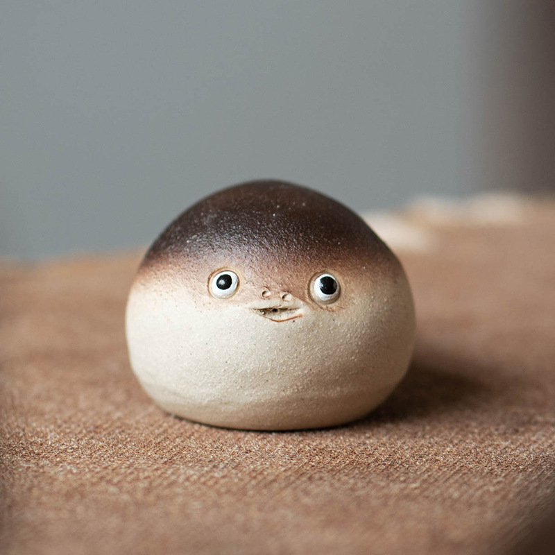 Đồ trang trí rùa đốm Saka thú cưng trà cát tím Nghi Hưng có thể nuôi trà thủ công, bàn trà, gốm sứ trà đạo xung quanh nhà