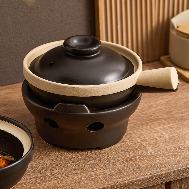 Nồi đất gốm sứ, chịu nhiệt độ cao, chịu khô, không nứt, bếp than, lẩu than, nồi đất thương mại, nồi hầm, nồi canh