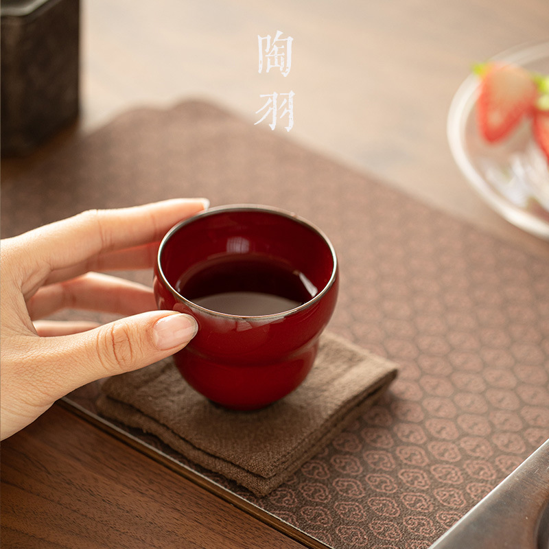 Zhuang Chuiren quặng thô bào thai sắt Tử Cấm Thành bầu đỏ gốm sứ chủ nhân cốc cốc khách sản phẩm đặc biệt cá nhân cốc trà bộ trà Kung Fu