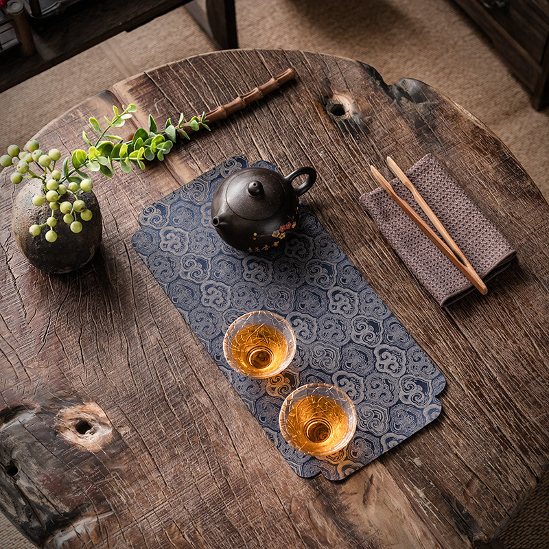 Thảm trải trà chủ nhà bằng gấm phong cách giữa Đại sảnh Da'an trải bàn bằng vải nghệ thuật cổ điển dệt thủ công Thảm cách nhiệt