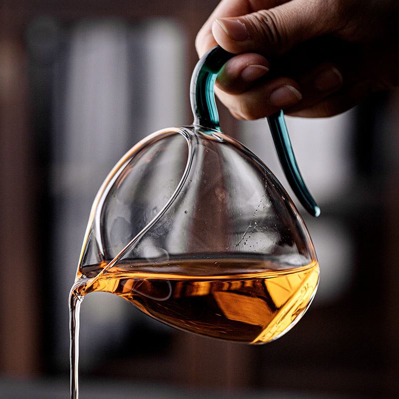 Phụ kiện Bộ trà Kung Fu thủy tinh chịu nhiệt "Caotang Gongdao Cup"