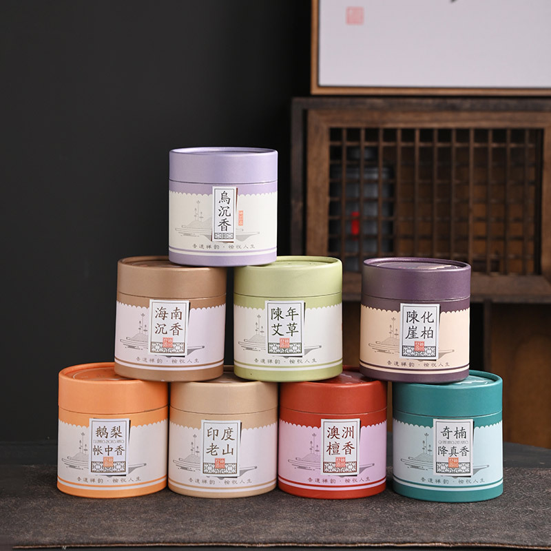 Hương thơm 48 đĩa, 4 giờ, lều lê ngỗng, trầm hương đen, đàn hương già Ấn Độ, đàn hương Qinan, ngải cứu