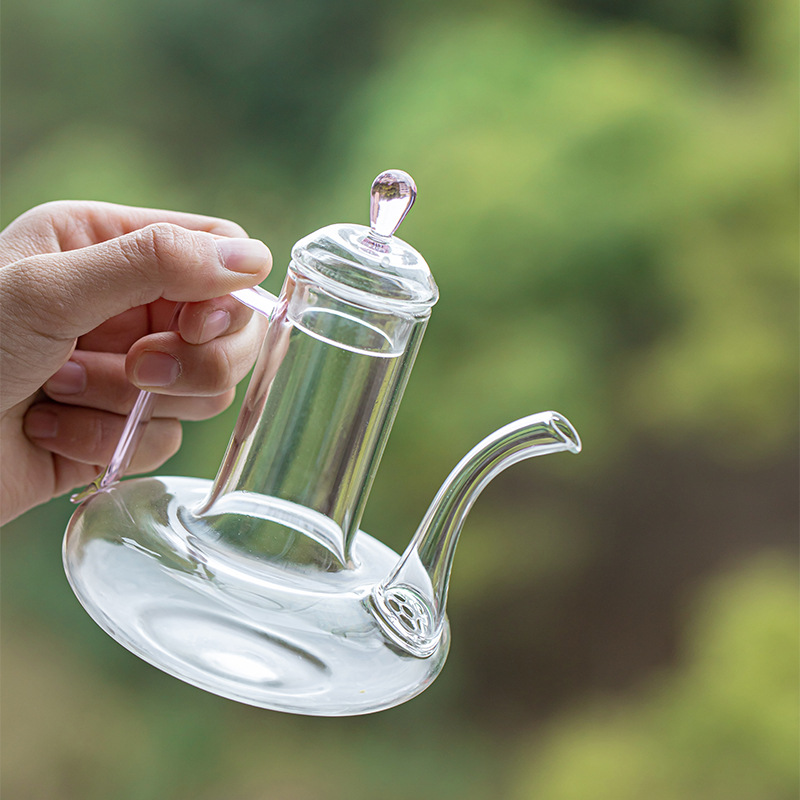 Ấm pha trà hoa ấm pha lạnh ấm thủy tinh chịu nhiệt ấm pha trà ấm nước chịu nhiệt cao có lọc trà xanh