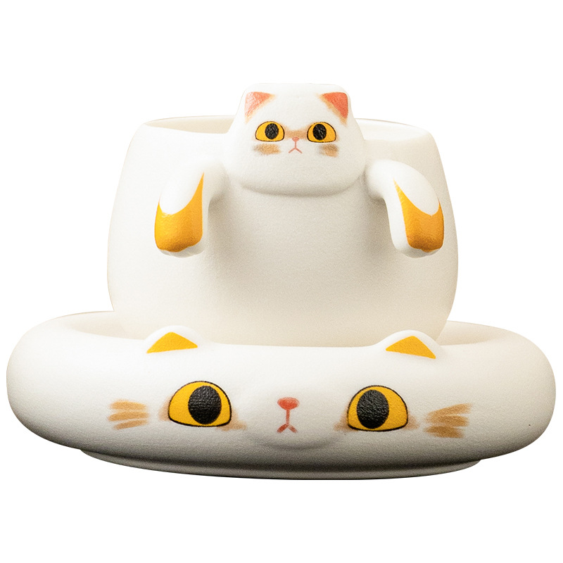 Nhà máy Phapapao Bộ lọc trà Bộ lọc trà gốm sứ Bộ trà dễ thương sáng tạo Bộ lọc trà Bộ phụ kiện trà đạo