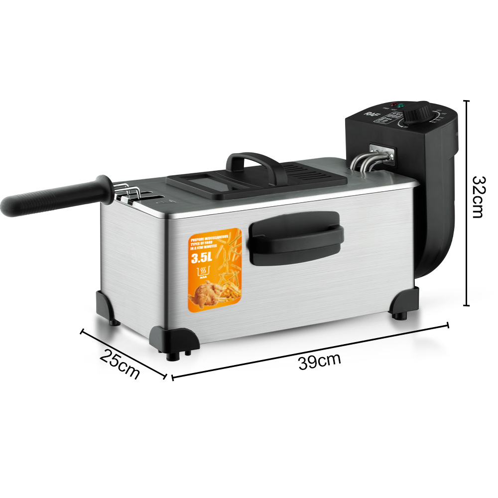 Nồi chiên gia dụng Nồi chiên điện loại nhỏ, Bếp Chiên Điện, Bột chiên thương mại, Máy làm khoai tây chiên, nồi xiên chiên, nhiệt độ ổn định R.5219