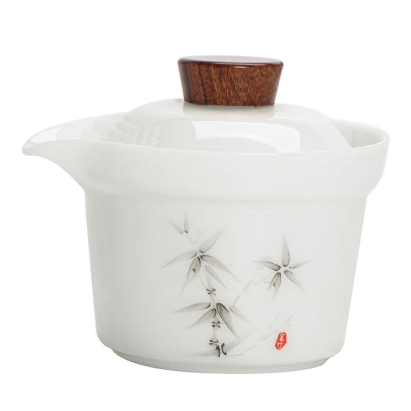 Du Lịch Ngoài Trời Bộ Trà Di Động Kung Fu Bộ Trà Ấm Trà Nhanh Cốc Ngày Lễ Tặng Cầm Tay Nồi 3 Ly