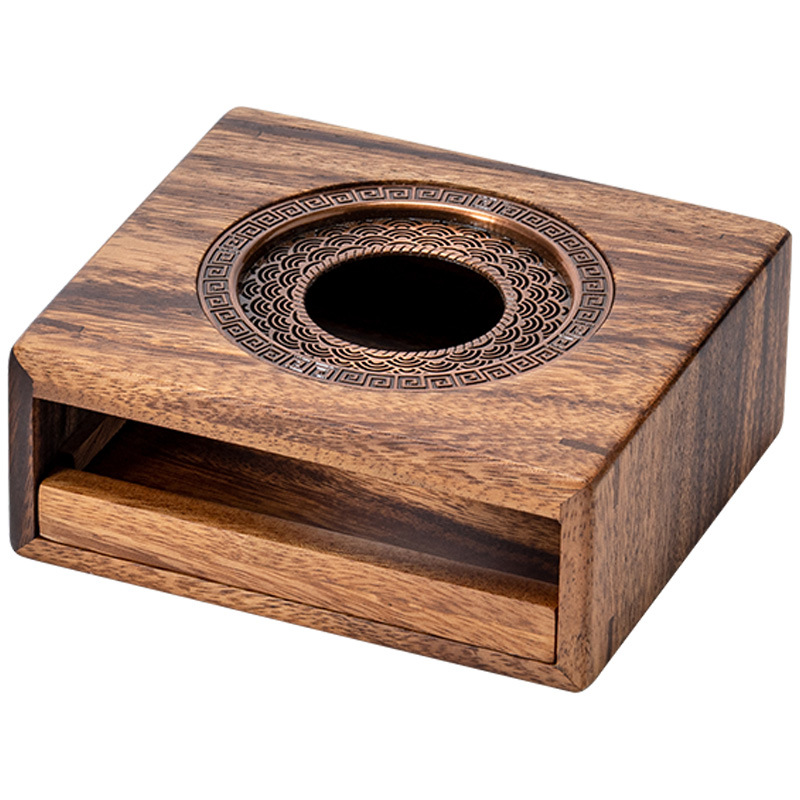 Dụng cụ pha trà ấm Gỗ Óc Chó Dụng cụ pha trà Kung Fu kiểu Nhật dụng cụ pha trà nến gia dụng bếp pha trà trắng Dụng cụ pha trà Pu'er