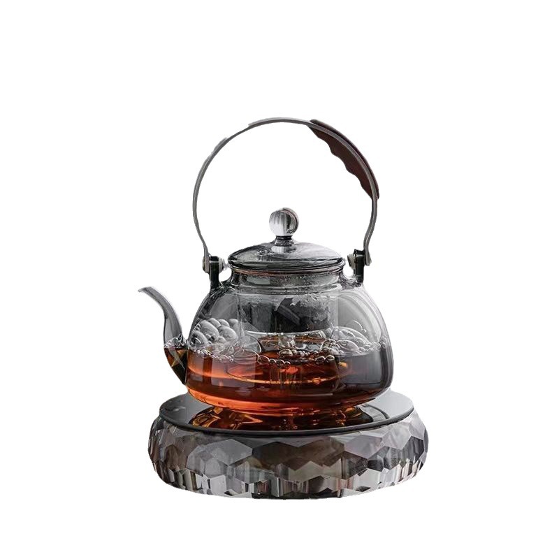 Bộ bếp nấu trà pha lê bếp gốm điện ấm thủy tinh chịu nhiệt cao Ấm đun nước gia dụng dụng cụ nấu trà không ồn bếp nấu trà