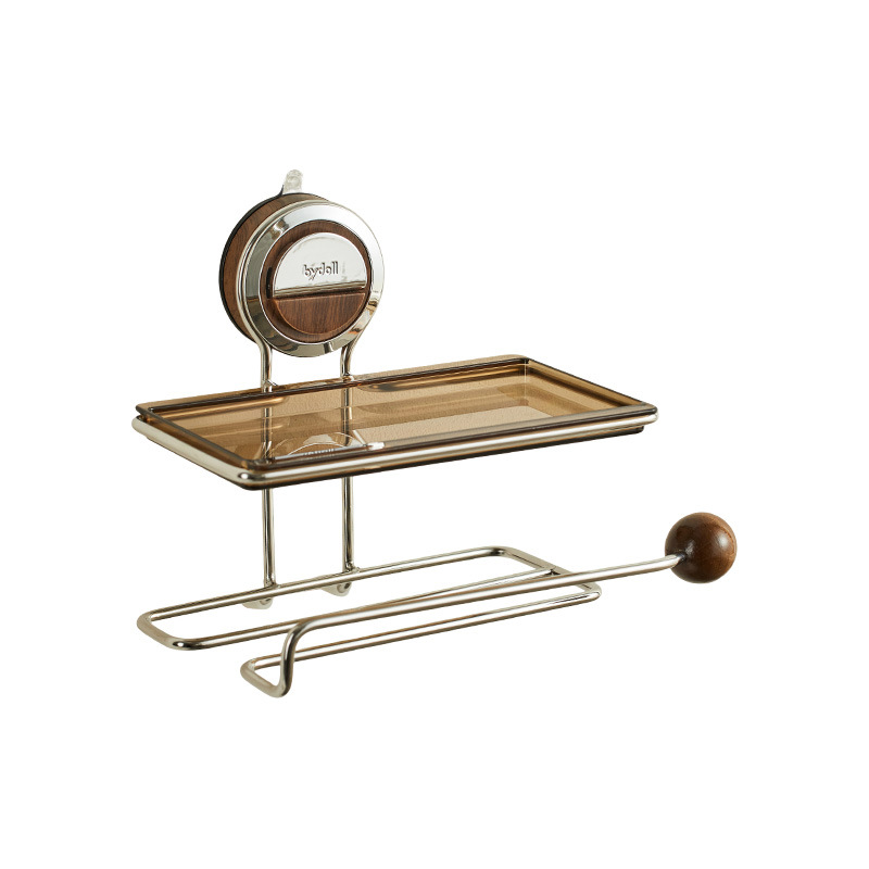 Cốc hút hộp đựng giấy vệ sinh nhà vệ sinh treo tường hộp đựng khăn giấy nhà vệ sinh không đục lỗ giá đựng khăn giấy nhà vệ sinh