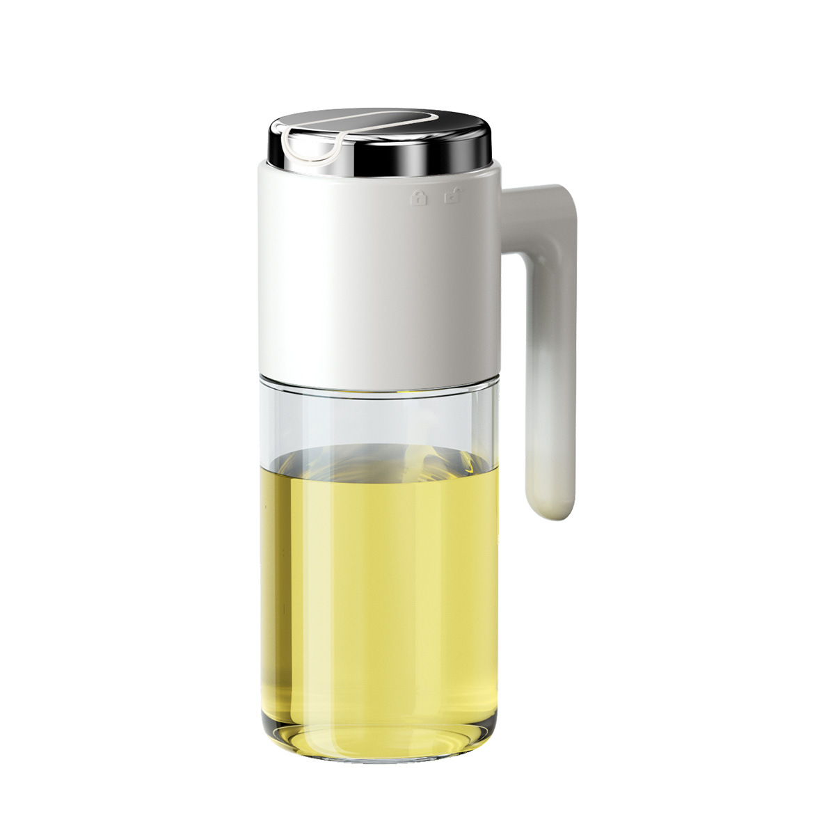 Bình dầu trọng lực, bình dầu, bình dầu thủy tinh không có dầu trong nhà bếp gia dụng năm 2004, bình đựng nước tương, bình gia vị, đóng mở tự động