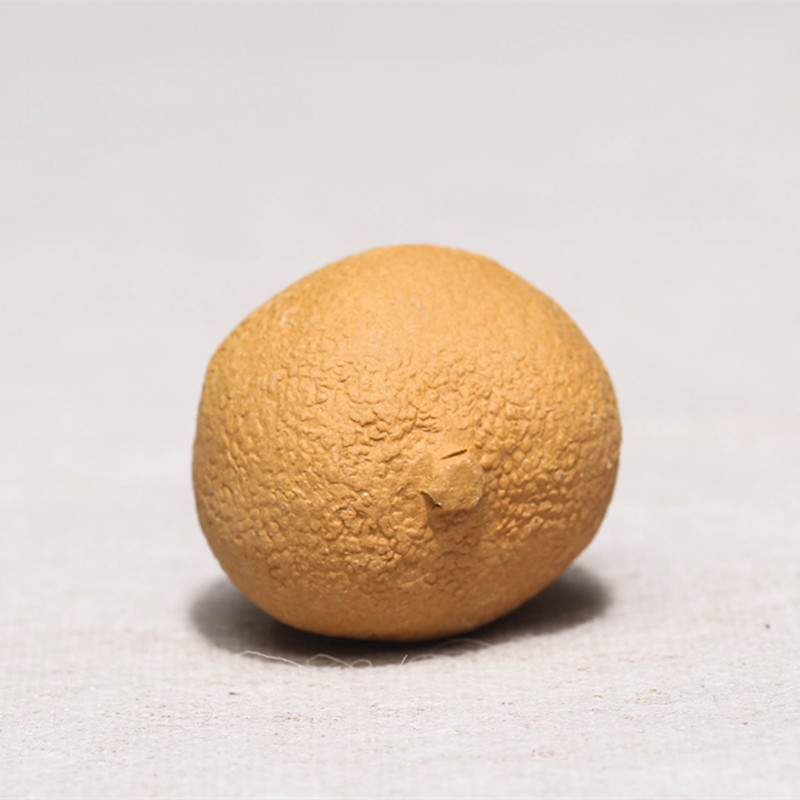 Sáng tạo cá tính trà cát tím thú cưng hạt dẻ long nhãn Bộ trà trái cây trang trí nhỏ bán buôn điêu khắc Yixing