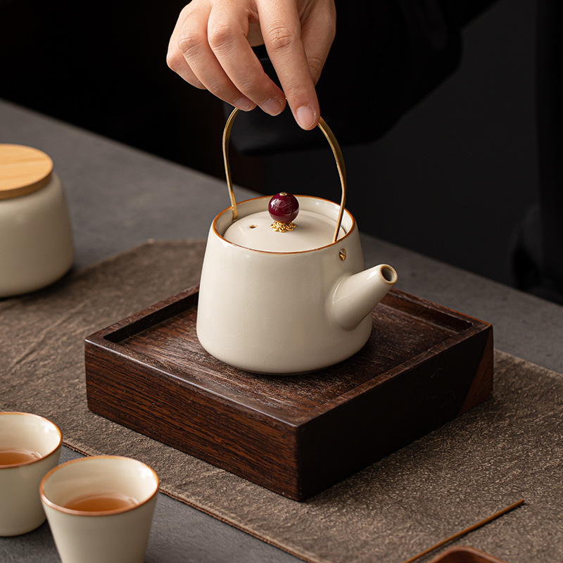 Ấm trà gốm sứ cổ điển kiểu Trung Quốc ấm trà ấm trà ấm trà ấm trà ấm trà một ấm trà công phu ấm trà
