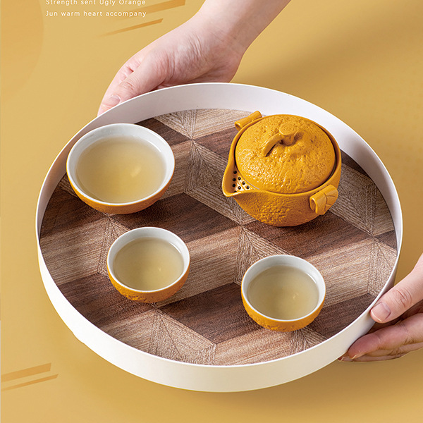 Bộ trà du lịch cốc Juju Daji Dali Kuaike Bộ trà di động ngoài trời Bộ trà sáng tạo sinh học Seiko