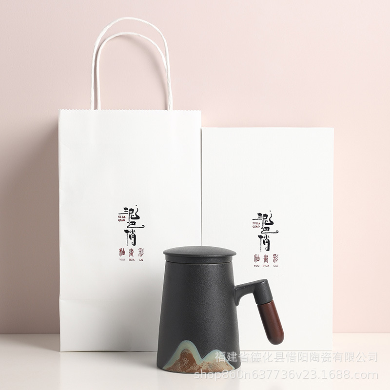 Cốc cặp đôi Cốc cốc trà đạo gốm sứ dung tích lớn Cốc Trà Tách trà lọc trà văn phòng chuyên dụng cá nhân