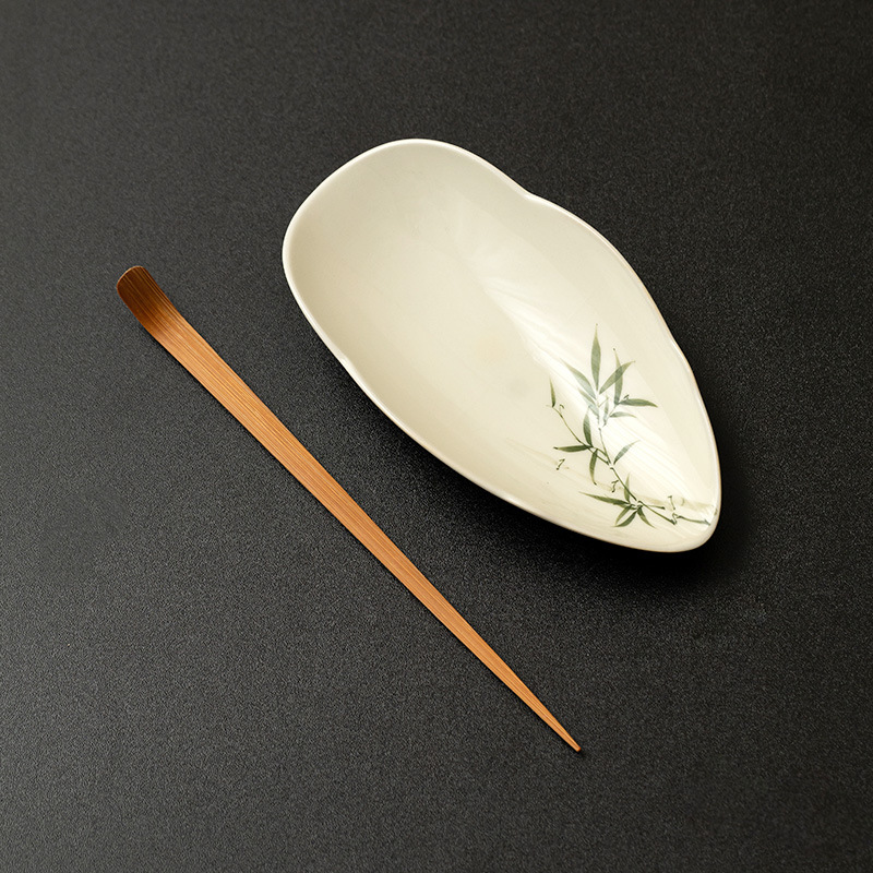 Nhà máy vẽ tay trà tre xanh ngọc lục bảo trà gốm sứ bộ trà sen bộ phụ kiện trà đơn giản và thanh lịch trà đánh giá cao trà đánh thức