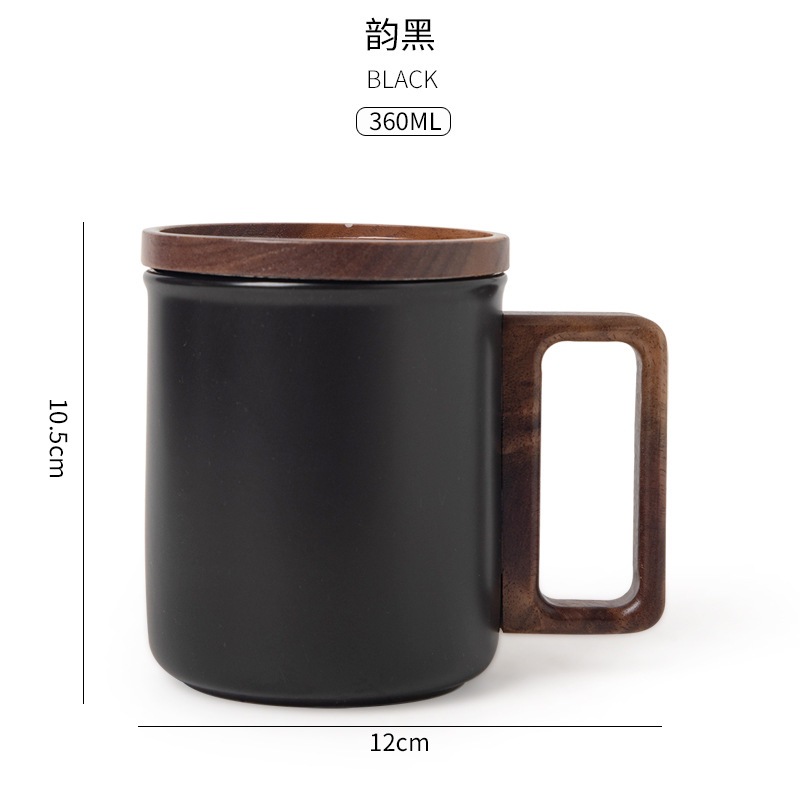 Cốc gốm sứ cốc uống trà cốc văn phòng đơn giản cốc nước tách trà cốc nước khắc logo quà tặng họ