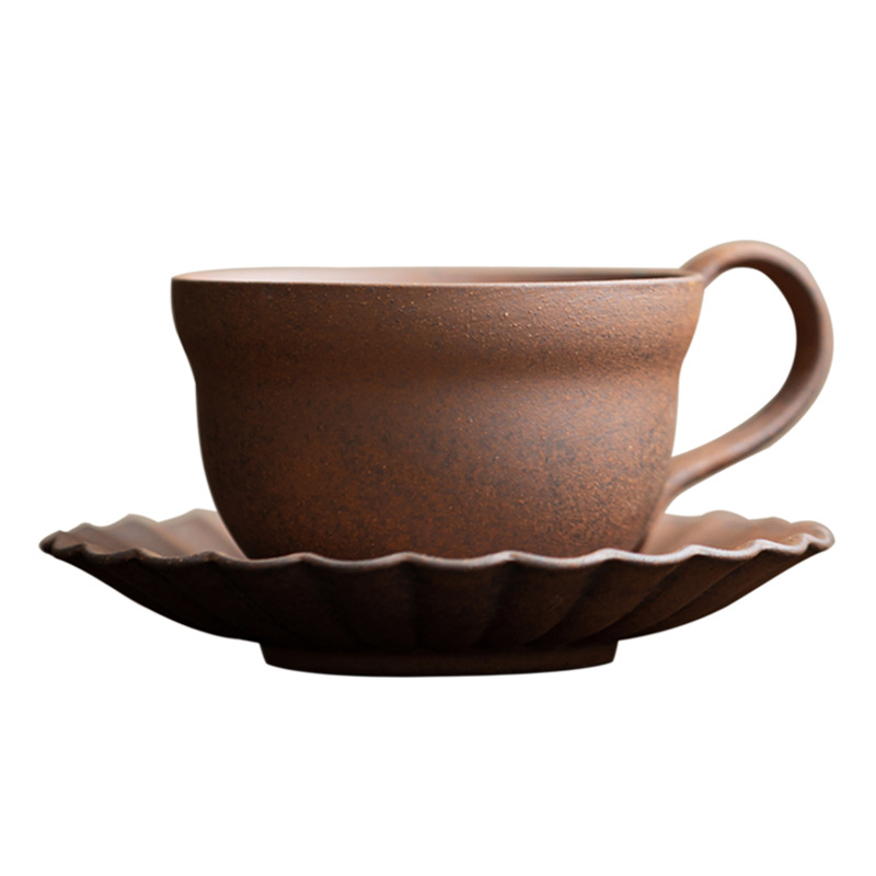 Khay bụng to bùn đá cũ cốc cà phê cốc trà chiều văn phòng gia dụng cốc trà cốc cốc cốc cốc uống trà cốc nước