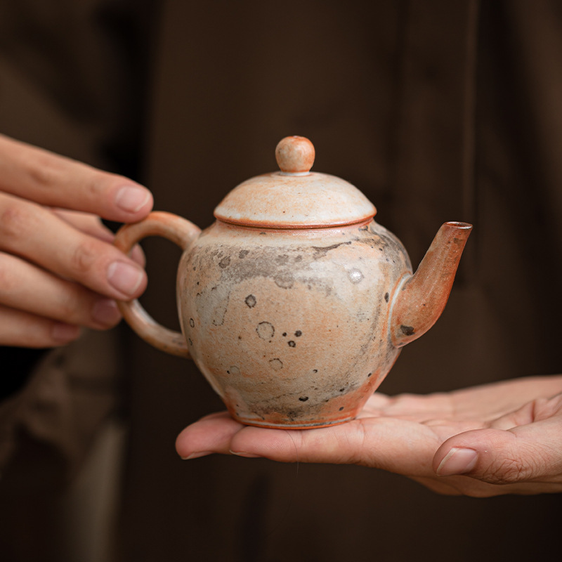 Ấm trà Shiye cổ điển ấm trà gốm sứ gia dụng ấm trà lọc lỗ bóng nhỏ ấm trà cầm tay bộ trà Kung Fu