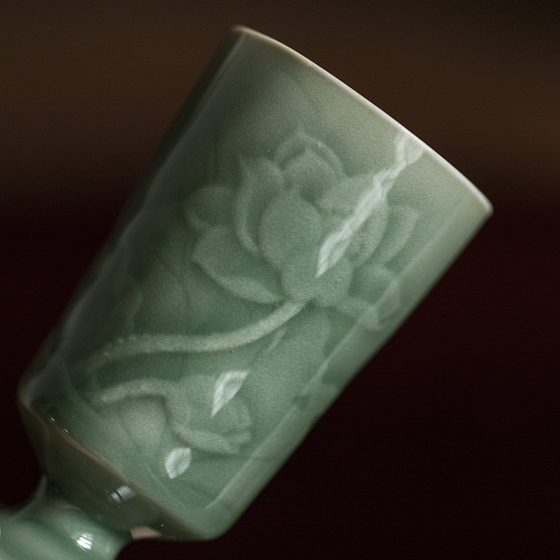 Bình rượu gia dụng giả Song Ge Kiln Bộ gốm sứ Bình rượu nóng cổ điển hoài cổ