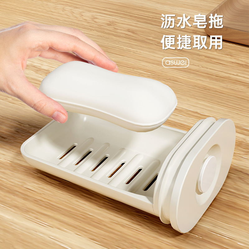 Hộp đựng xà phòng du lịch 2024 nguyên bản Hộp đựng xà phòng loại nhỏ cầm tay có nắp đậy kín hộp đựng xà phòng du lịch công tác