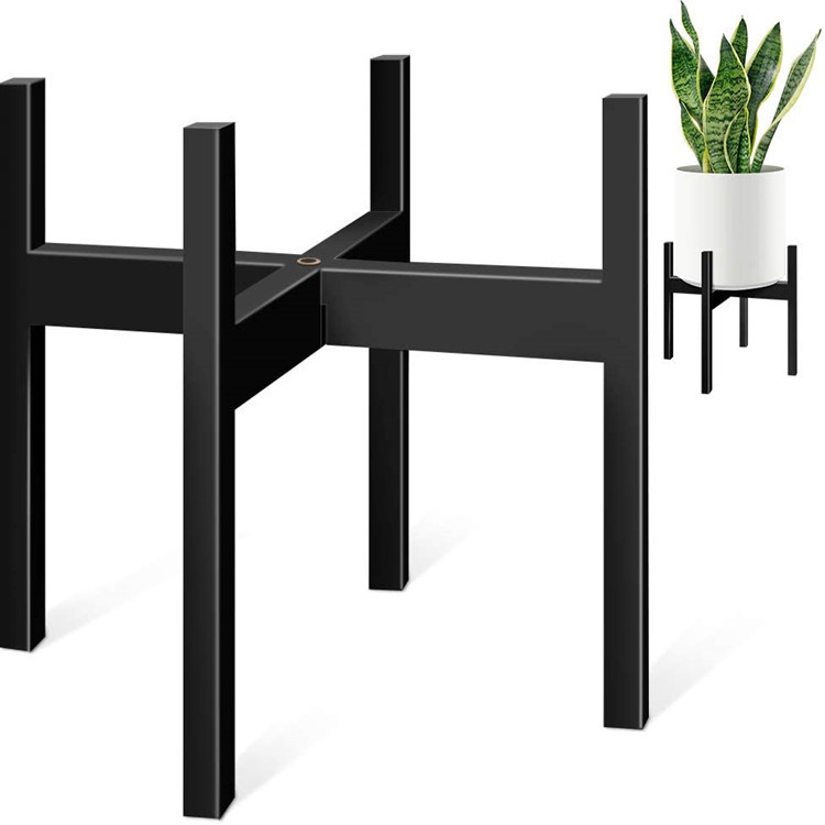 Kệ để chậu hoa lắp ráp bằng sắt đặt  phòng khách ban công đơn giản hiện đại TBH6155