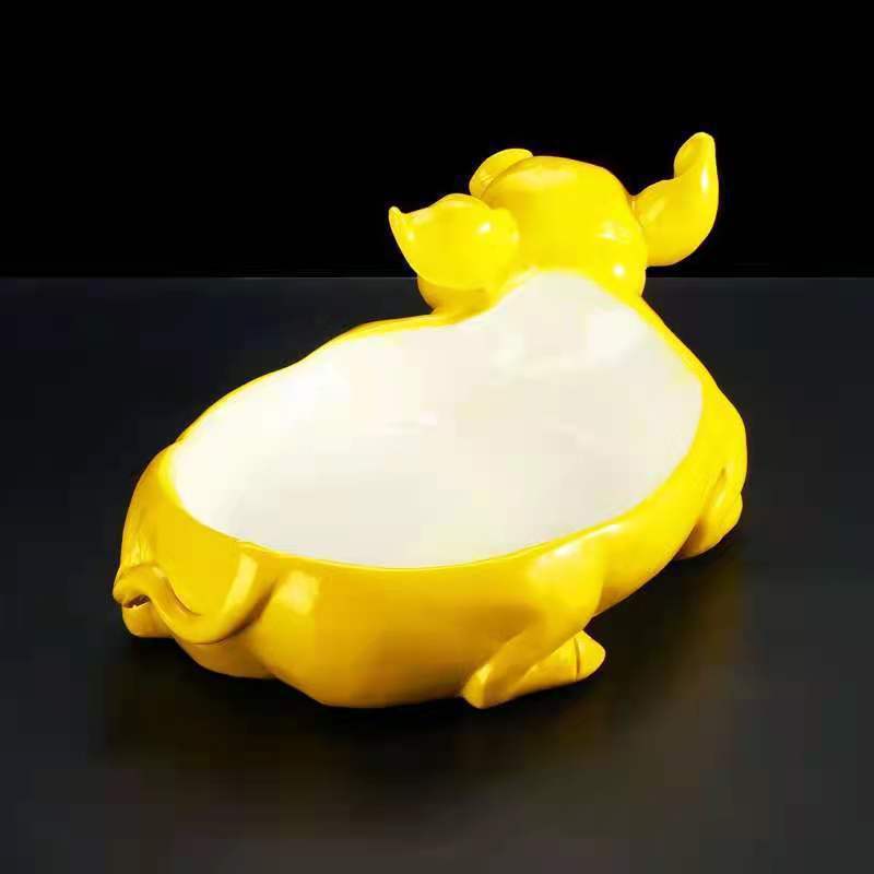 Khách sạn sáng tạo quan niệm nghệ thuật Rau đá khô sáng tạo cá tính Bộ đồ ăn thời trang lợn hình dạng đặc biệt đĩa nhà hàng Sashimi đồ dùng nhà hàng