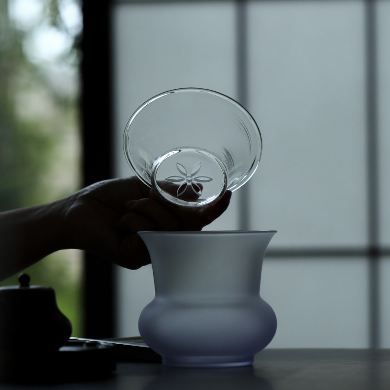 Gạt trà tráng men có nắp, bàn trà, bàn trà, bàn trà, phòng trà, kính, câu lạc bộ rửa trà Jianshui, bàn pha trà khô