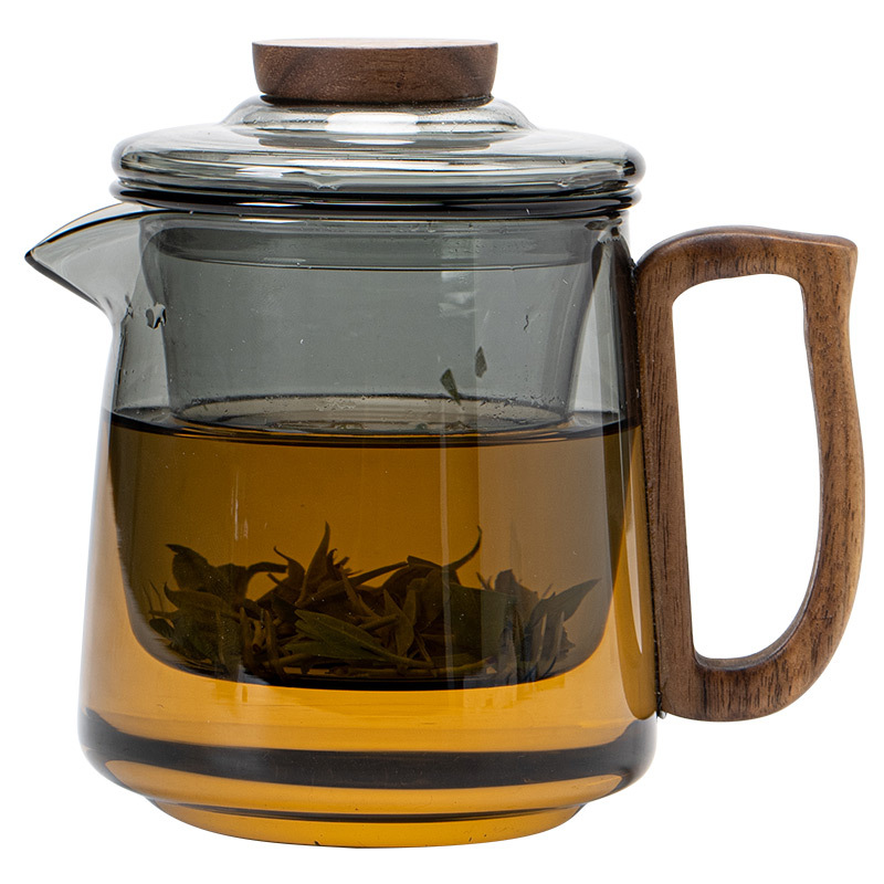 Ấm trà thủy tinh, bếp gốm điện gia dụng chịu nhiệt độ cao, dụng cụ nấu trà, lọc trà đen văn phòng, ấm pha trà, cốc tách nước