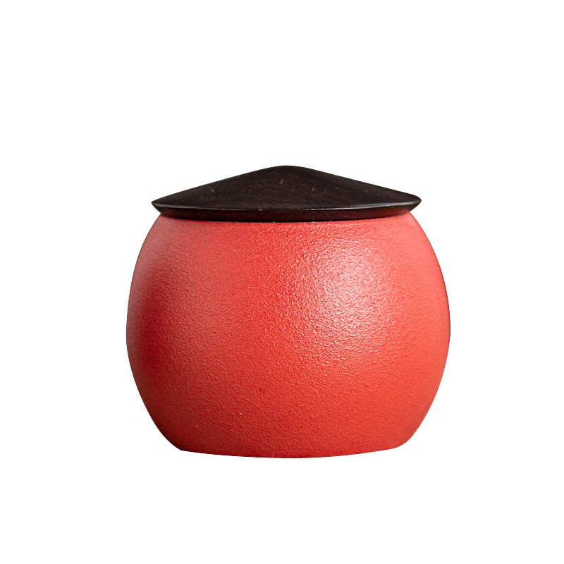 Bình đựng trà cầm tay Bình đựng đồ cỡ nhỏ gốm sứ gia dụng Bình đựng đồ mini du lịch sáng tạo bình kín chống ẩm