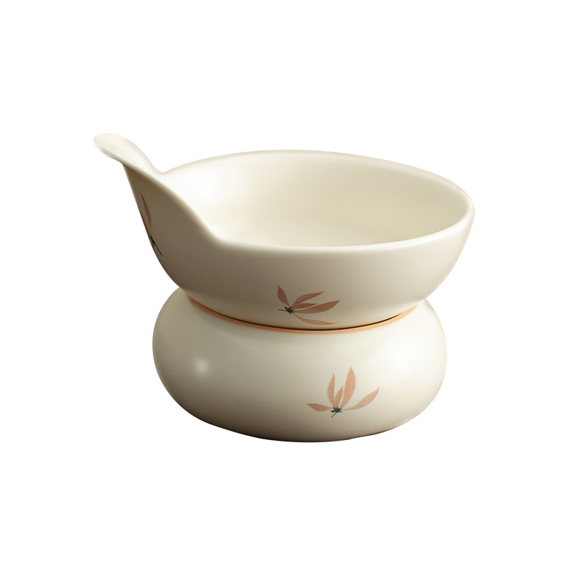 Bộ lọc hồ lô chuông gió phong lan gia dụng phụ kiện bộ trà Kung Fu kiểu Trung Quốc dụng cụ lọc trà gốm sứ vẽ tay