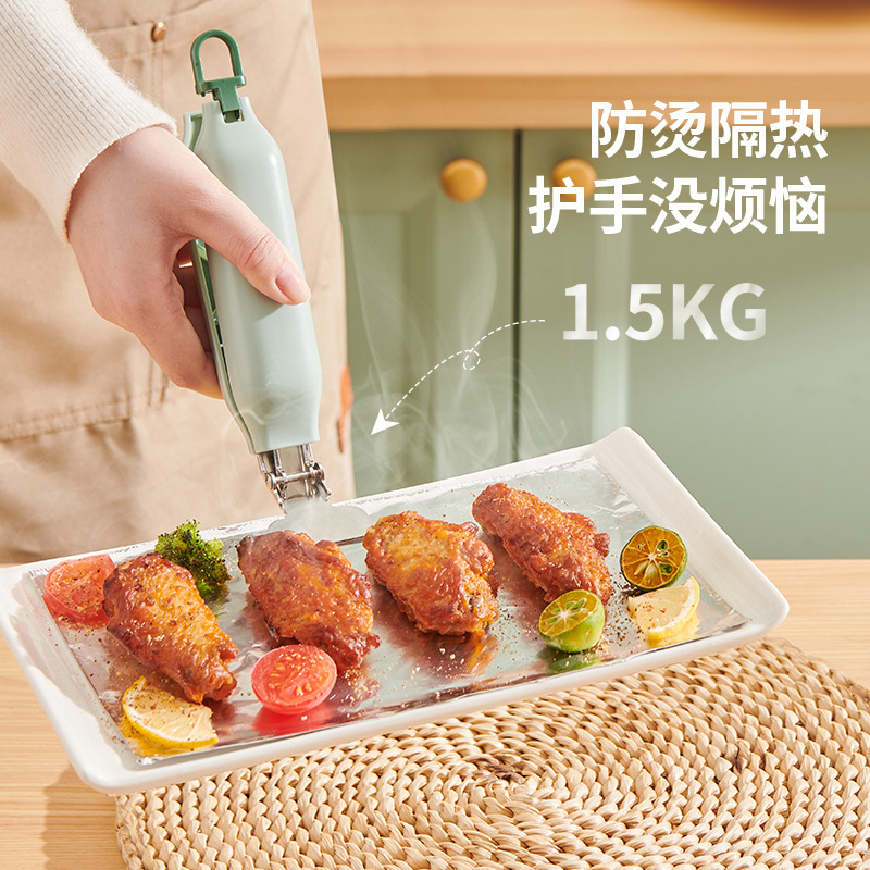 Kẹp gắp bát, kẹp chống bỏng, dụng cụ nấu bếp hấp rau, kẹp tay chống bỏng chống trượt, kẹp bát, Kẹp đĩa