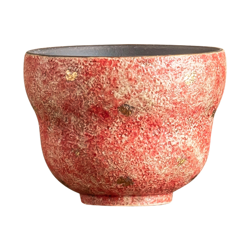 Cốc trà cao cấp gốm sơn mỏ đá, cốc Fulu bằng vàng, bộ trà gốm sứ gia dụng, cốc trà Kung Fu, cốc chủ nhân, cốc đơn