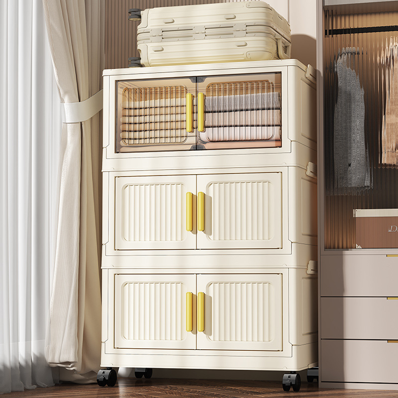 50-70 Tủ đựng quần áo Tủ đựng đồ Tủ đựng quần áo gấp nhiều tầng phòng khách Đồ ăn vặt Đồ chơi Tủ đựng đồ