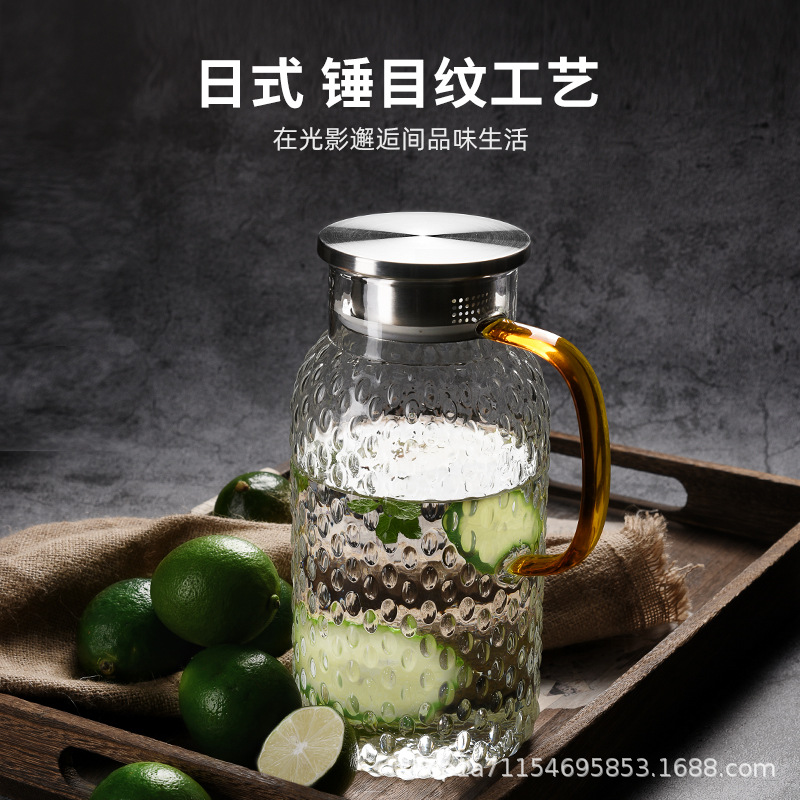 Cốc pha trà trong suốt gia dụng cốc pha trà chịu nhiệt cốc uống nước tay cầm chuyên dụng phòng khách bộ đồ tiếp khách nước ép trà xanh