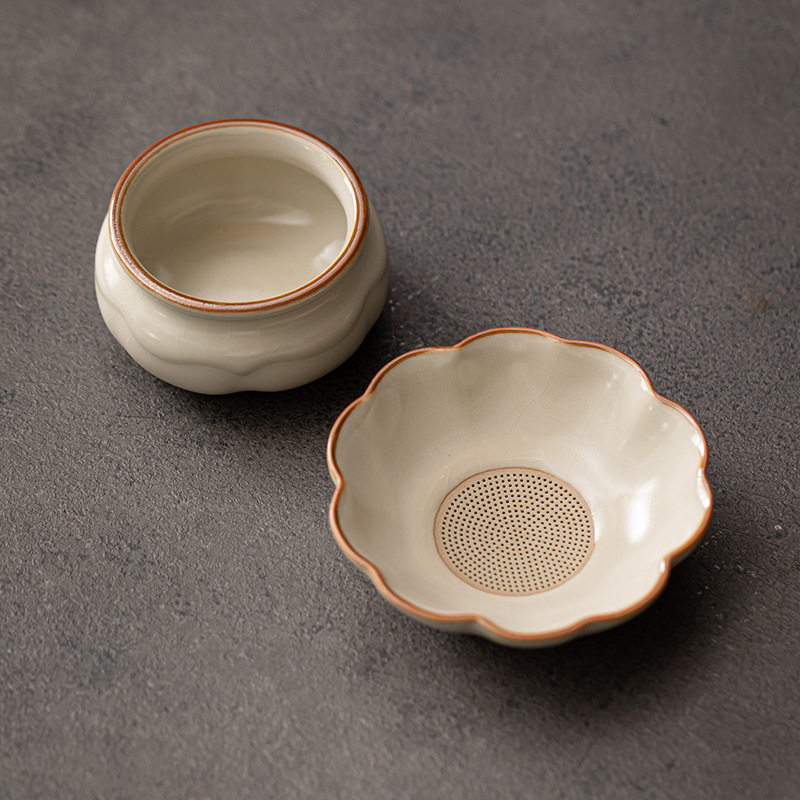 Bộ lọc lọc trà gốm sứ gia dụng nhóm lọc trà gốm sứ gia dụng