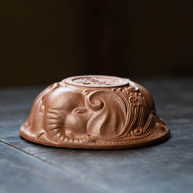 Cốc cát tím, cốc chủ, tách trà, tách trà, tách trà Pixiu, Cóc vàng, cốc may mắn, Bộ trà may mắn, Bán Buôn