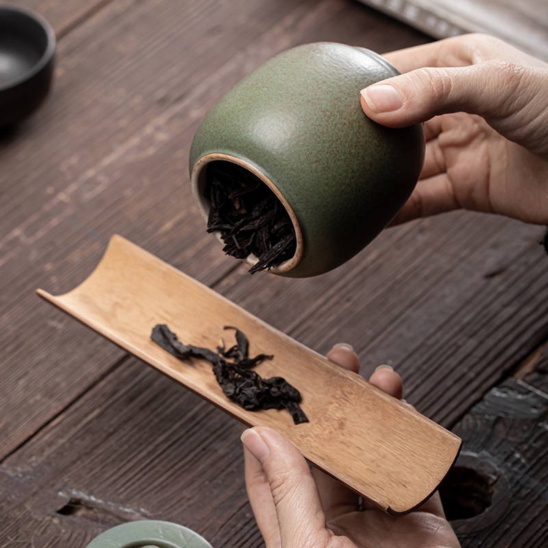 Bình trà tráng men mạ vàng kiểu Nhật chưa niêm phong, bình gốm nhỏ, bình trà trắng Pu'er, bình đựng trà