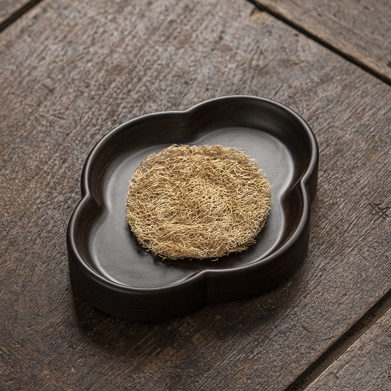 Các nhà sản xuất bán buôn gỗ Đàn hương đen nguyên tấm gỗ rắn nguyên tấm lót trà đệm cách nhiệt đệm nâng ấm đệm ấm trà Đế ấm ấm bàn ủ khô