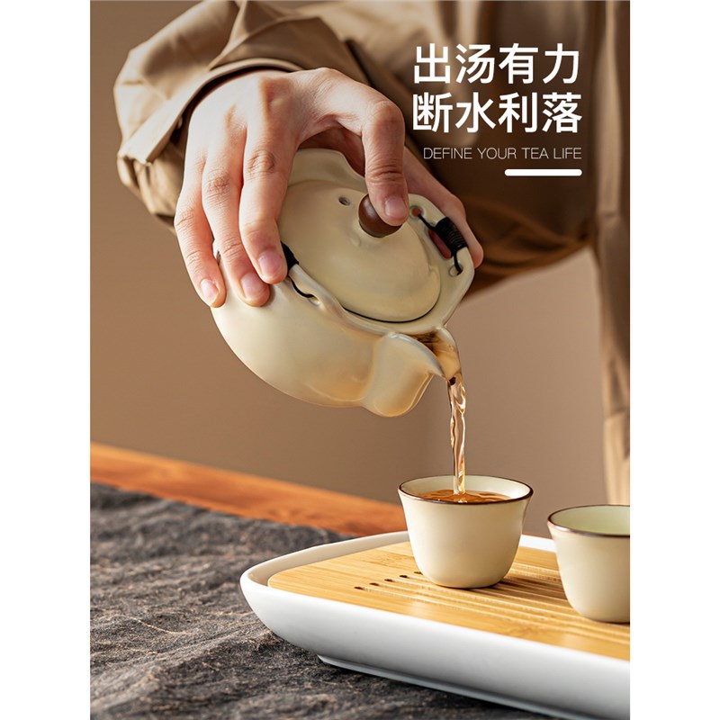 Cốc pha trà cốc trà cốc pha trà chống bỏng cao cấp dụng cụ pha trà cầm tay một người ấm trà bát trà chuyên dụng