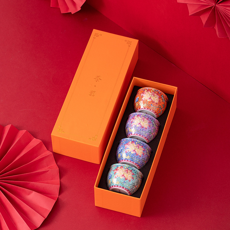 Cốc chủ nhân tráng men đuôi phượng, cốc trà gia dụng gốm sứ, sản phẩm đặc biệt cá nhân nữ cao cấp, bán buôn cốc trà lưu niệm