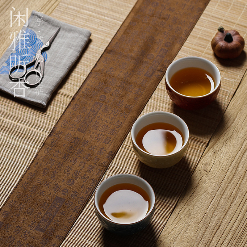 Vải nghệ thuật, chiếu trúc, chiếu trà, vải lanh, cờ bàn thiền, khay trà kiểu Nhật, đệm trà, khăn trải bàn trà, khăn trà, rèm trà