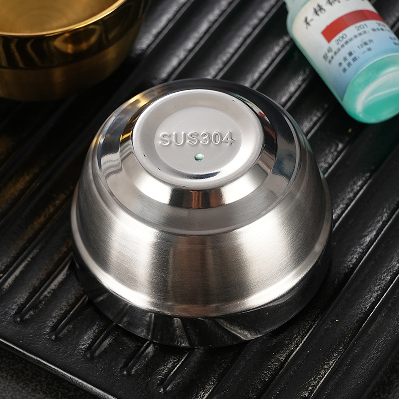 Ly uống rượu ly uống trà 2 lớp cách nhiệt inox 304 PBCP22