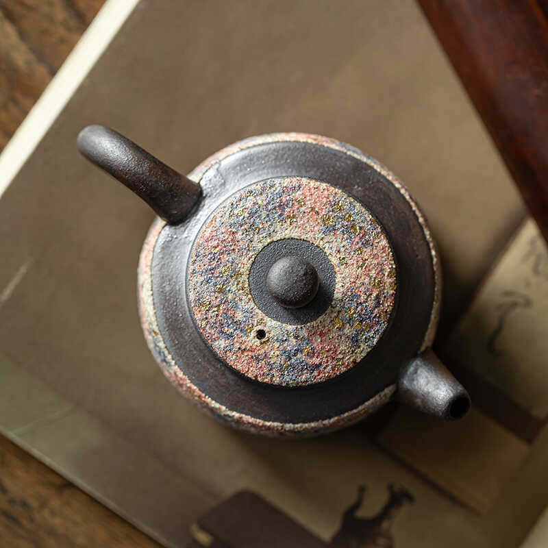 Ấm trà bùn đá cổ điển ấm pha trà mỏ đá gốm sứ ấm đơn dụng cụ nấu trà kiểu Trung Quốc gia dụng ấm giữ gìn sức khỏe dụng cụ pha trà Kung Fu