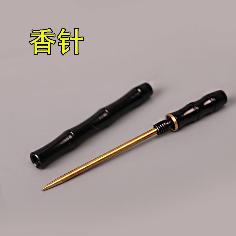 Kim nhang bằng đồng -- có thể dùng để mở lỗ nhang trong lư hương, kim nhang để mở lỗ lư hương.
