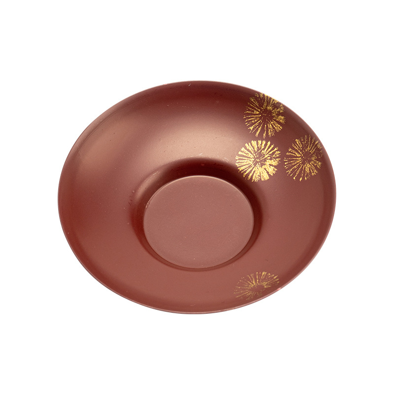 Lót cốc trà bằng đồng nguyên chất Lót cốc Bộ trà Kung Fu Phụ kiện trà đạo Lót Trà chống trượt cách nhiệt kiểu Nhật thủ công