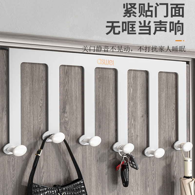 Móc sau cửa, móc treo quần áo không đục lỗ kiểu sau cửa, móc treo quần áo, móc treo trên cửa ra vào