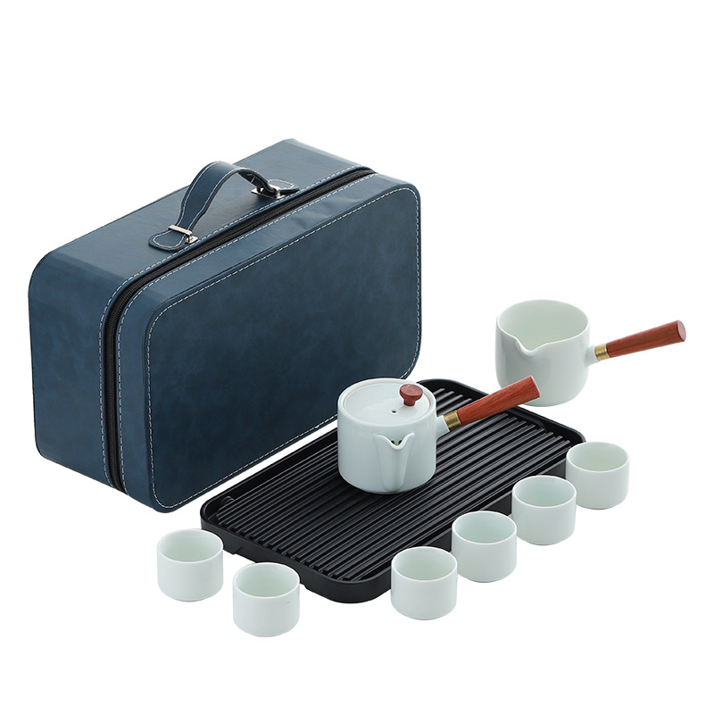 Gốm Sứ Cầm tay ngoài trời bên hông Bộ trà du lịch công ty đồng hành Quà Tặng bán buôn logo